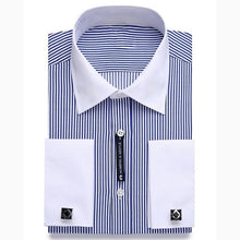 Load image into Gallery viewer, Alimens &amp; Gentle Mens French Cuff Dress Shirt Men