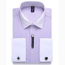 Load image into Gallery viewer, Alimens &amp; Gentle Mens French Cuff Dress Shirt Men