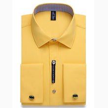 Load image into Gallery viewer, Alimens &amp; Gentle Mens French Cuff Dress Shirt Men
