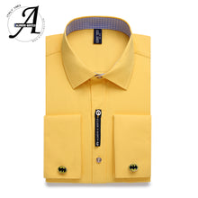 Load image into Gallery viewer, Alimens &amp; Gentle Mens French Cuff Dress Shirt Men