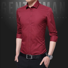 Load image into Gallery viewer, Legible Casual Social Formal shirt Men long Sleeve Shirt Business