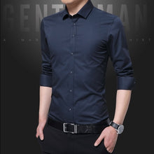Load image into Gallery viewer, Legible Casual Social Formal shirt Men long Sleeve Shirt Business