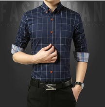 Load image into Gallery viewer, Legible Casual Social Formal shirt Men long Sleeve Shirt Business