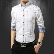 Load image into Gallery viewer, Legible Casual Social Formal shirt Men long Sleeve Shirt Business