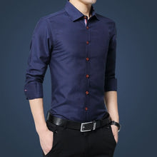 Load image into Gallery viewer, Legible Casual Social Formal shirt Men long Sleeve Shirt Business