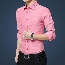 Load image into Gallery viewer, Legible Casual Social Formal shirt Men long Sleeve Shirt Business
