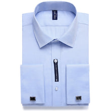 Load image into Gallery viewer, Alimens &amp; Gentle Mens French Cuff Dress Shirt Men